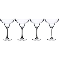 Kitchencraft Barcraft – Cubitera de plástico Margarita copas de cóctel- 250 ml (9 FL OZ) (Set de 4)- claro- juego de 4